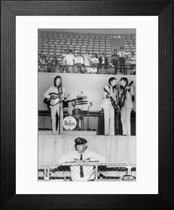 Framed Print : The Beatles in Concert Framed Print : The Beatles in Concert