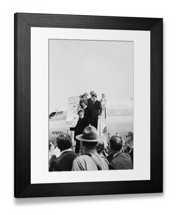 Framed Print : Crowd Screams For The Beatles Framed Print : Crowd Screams For The Beatles