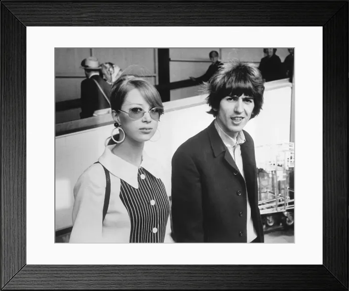 Framed Print : Beatle George Harrison Just Married Framed Print : Beatle George Harrison Just Married