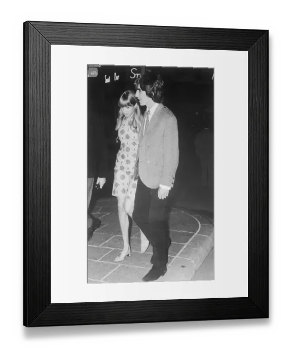 Framed Print : George Harrison and Patti Boyd Framed Print : George Harrison and Patti Boyd