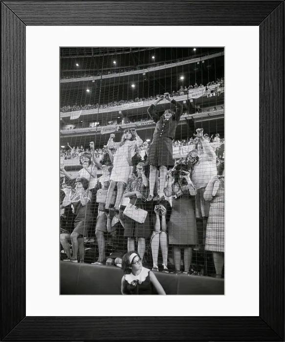 Framed Print : Beatles Fans