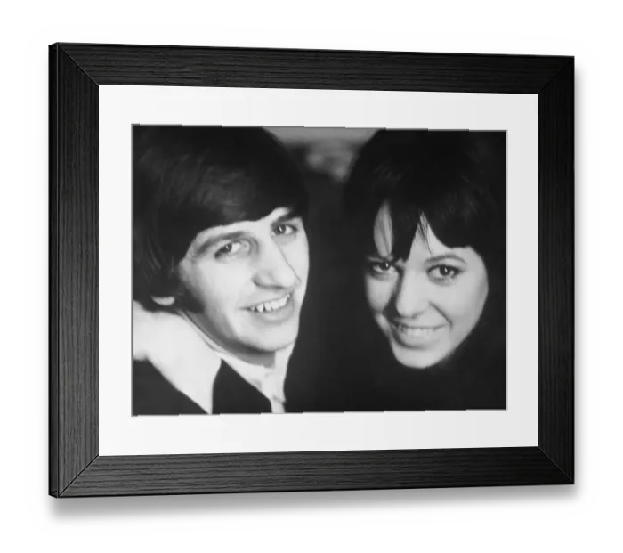 Framed Print : Ringo Starr with Maureen Cox