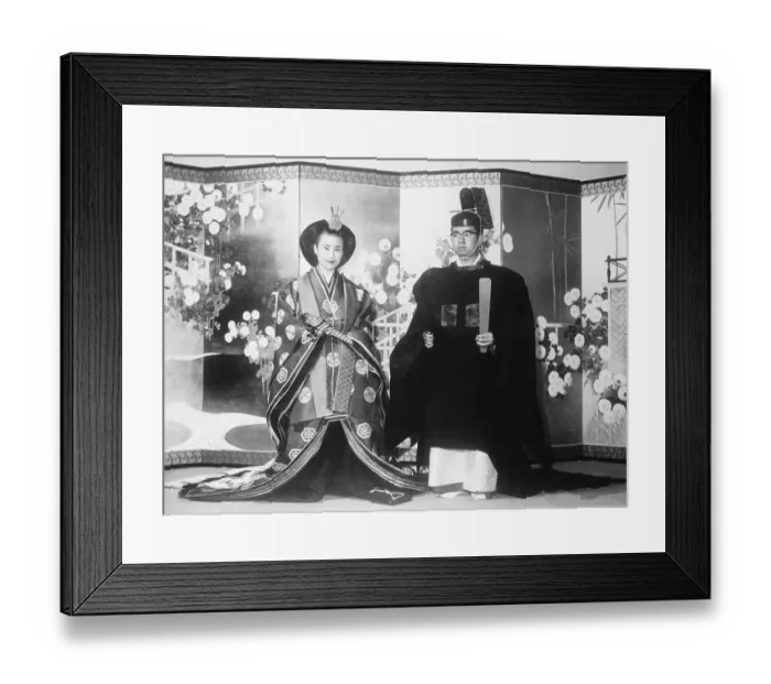 Framed Print : Prince Yoshi and Princess Hanako Framed Print : Prince Yoshi and Princess Hanako