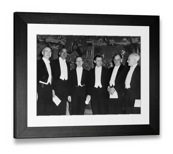 Framed Print : 1954 Nobel Prize Winners Framed Print : 1954 Nobel Prize Winners