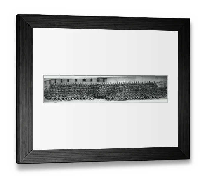 Framed Print : Portrait of African Americans in Company D Framed Print : Portrait of African Americans in Company D