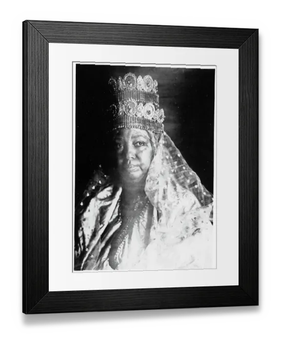 Framed Print : Empress Taitou Of Abyssinia