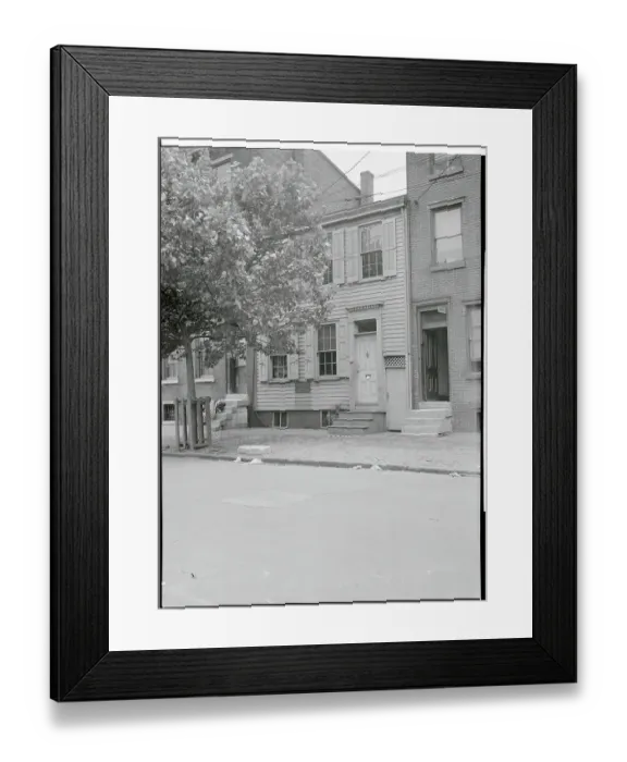 Framed Print : View of Walt Whitman's House Framed Print : View of Walt Whitman's House