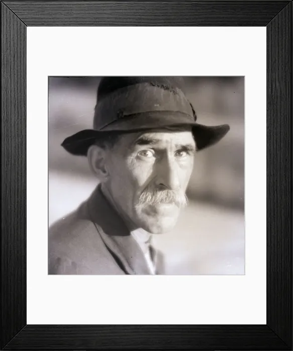 Framed Print : Headshot Of Old Mountaineer Framed Print : Headshot Of Old Mountaineer