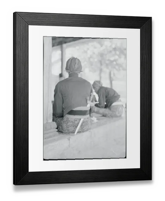 Framed Print : Javanese Retainer of Noblemen Framed Print : Javanese Retainer of Noblemen