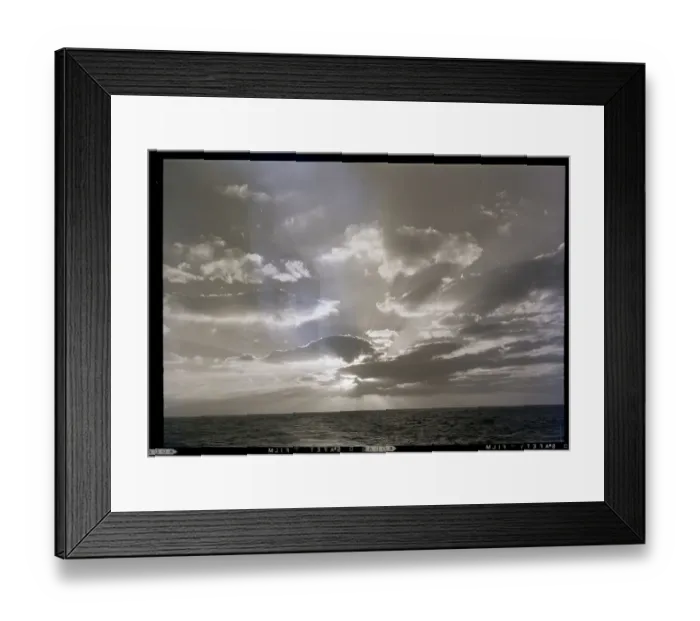 Framed Print : Sunset Over An Ocean