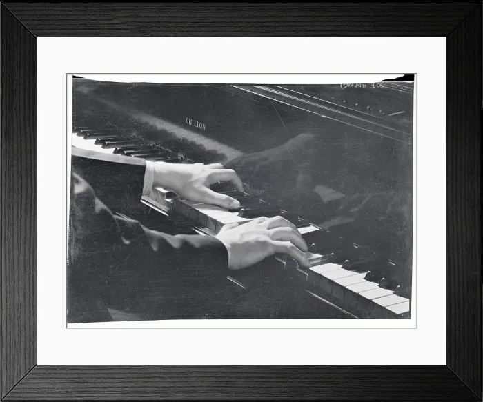 Framed Print : Hands Playing Keys of Chilton Piano Framed Print : Hands Playing Keys of Chilton Piano