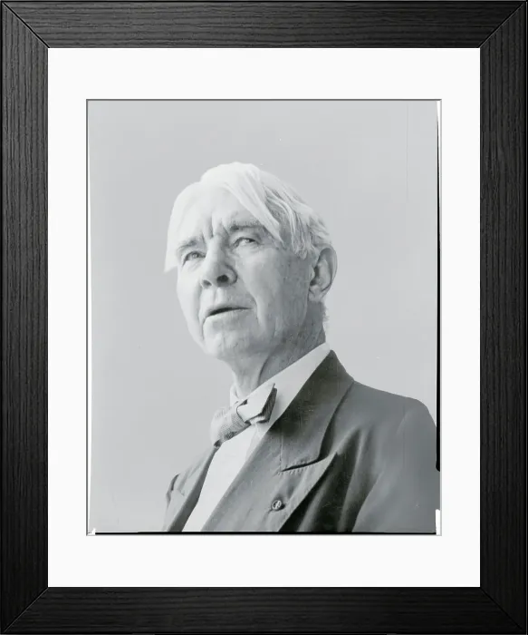 Framed Print : Portrait of Carl Sandburg Framed Print : Portrait of Carl Sandburg