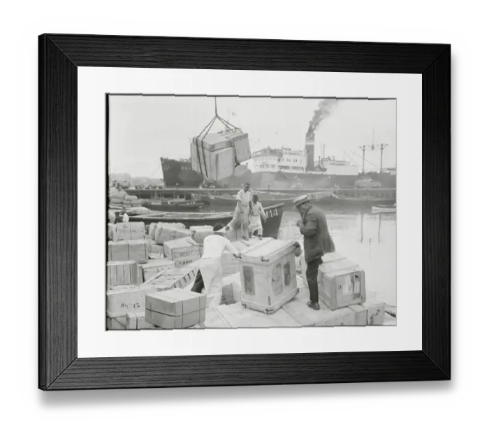 Framed Print : View of the Harbor in Callao, Peru Framed Print : View of the Harbor in Callao, Peru