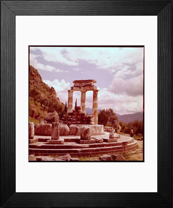 Framed Print : Restored Column of Tholos Framed Print : Restored Column of Tholos