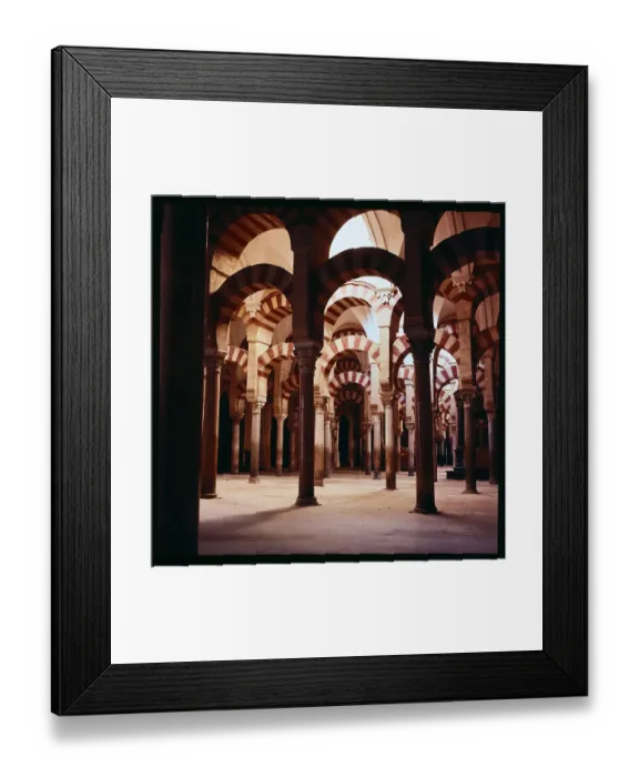 Framed Print : Ceiling and Pole Structure View Inside Mosque Framed Print : Ceiling and Pole Structure View Inside Mosque