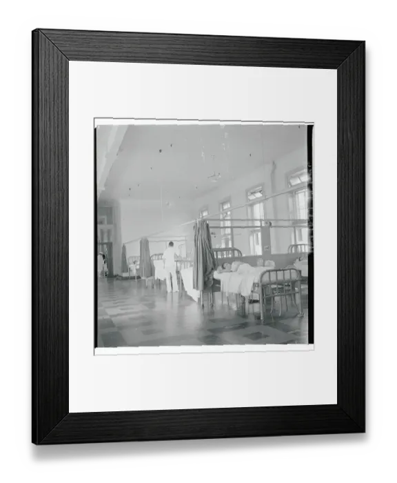 Framed Print : Hospital Ward