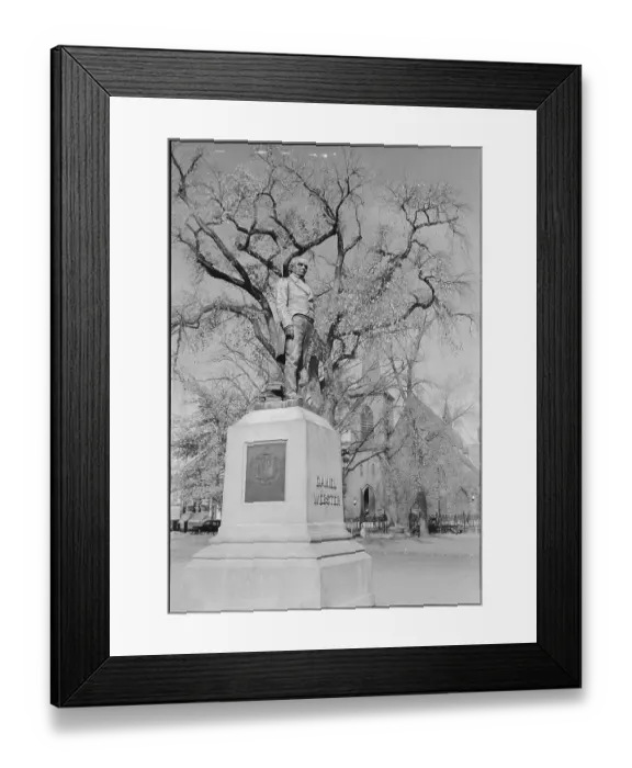 Framed Print : Statue of Daniel Webster Framed Print : Statue of Daniel Webster