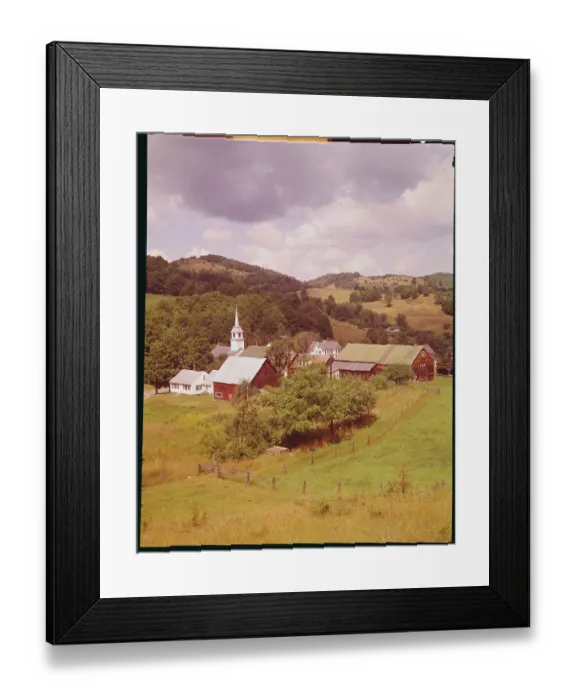 Framed Print : Village of East Corinth Framed Print : Village of East Corinth