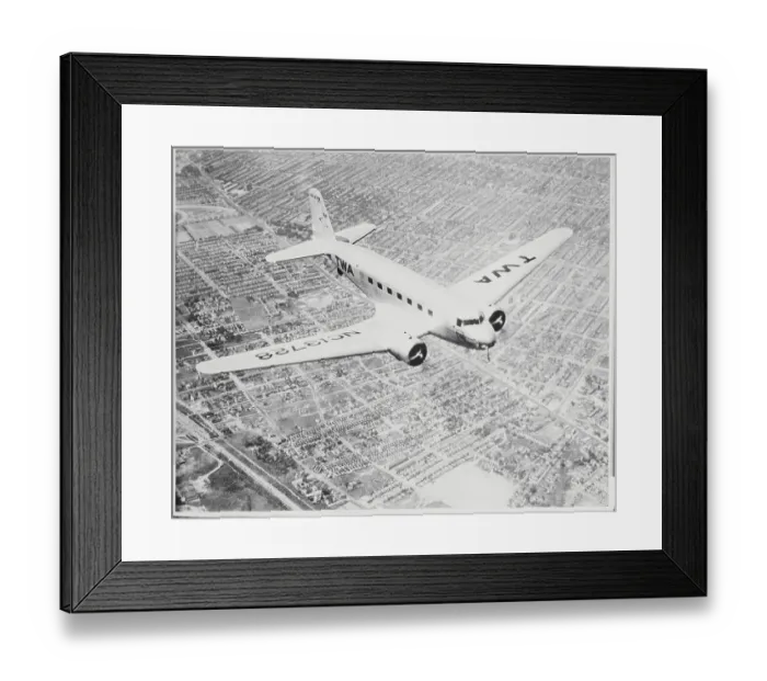 Framed Print : Passenger Plane in Flight Framed Print : Passenger Plane in Flight