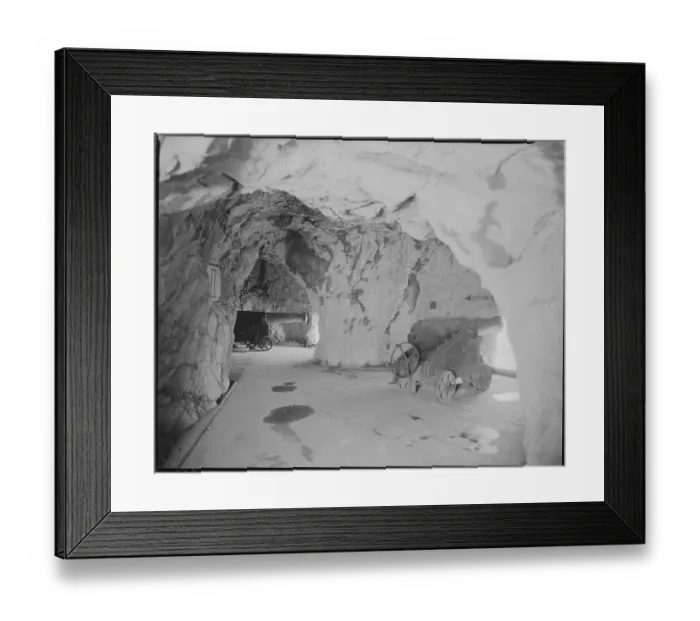 Framed Print : Cannon Galleries in the Great Siege Tunnels Framed Print : Cannon Galleries in the Great Siege Tunnels