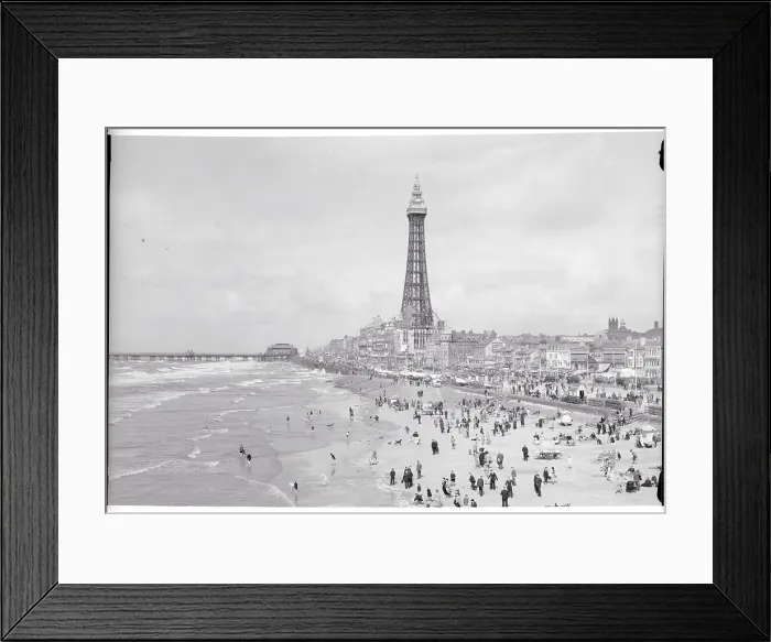 Framed Print : View of Beach at Blackpool Framed Print : View of Beach at Blackpool