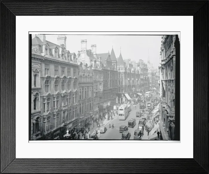 Framed Print : Traffic View in Birmingham, England