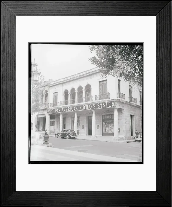 Framed Print : Exterior of Airlines Offices Framed Print : Exterior of Airlines Offices