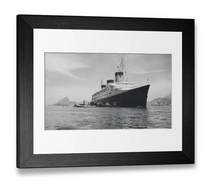 Framed Print : S.S. Normandie Framed Print : S.S. Normandie