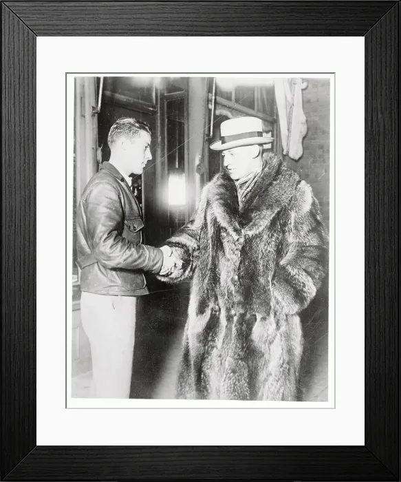 Framed Print : Red Grange and His Brother Garland Framed Print : Red Grange and His Brother Garland