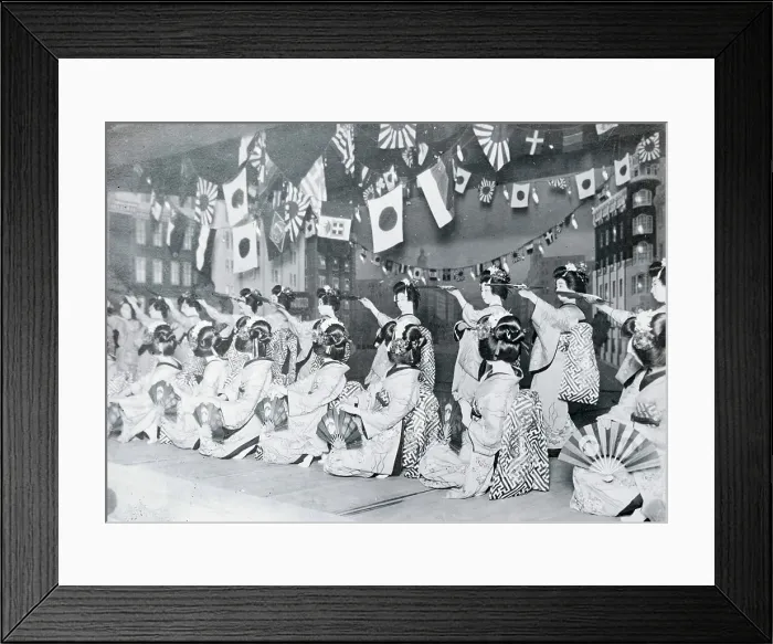 Framed Print : Kabuki Ensemble Performing On Stage Framed Print : Kabuki Ensemble Performing On Stage