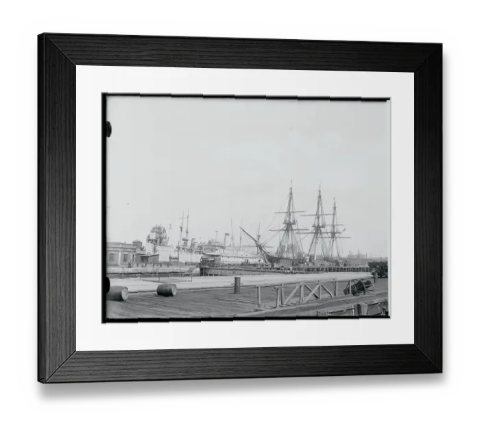 Framed Print : Ships Resting In The Harbor Framed Print : Ships Resting In The Harbor