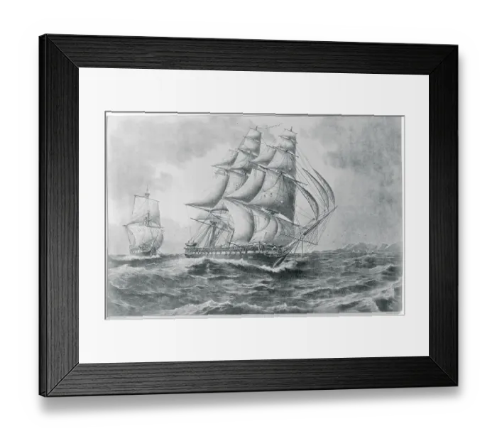 Framed Print : U.S.S. Constitution Towing Ship Framed Print : U.S.S. Constitution Towing Ship