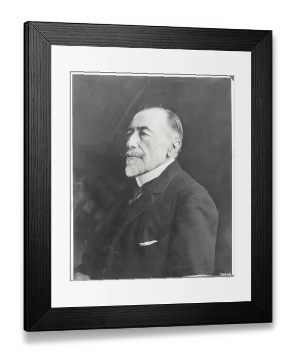 Framed Print : Writer Joseph Conrad
