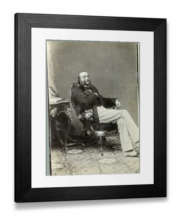 Framed Print : Jacques Offenbach Wearing Spectacles Framed Print : Jacques Offenbach Wearing Spectacles