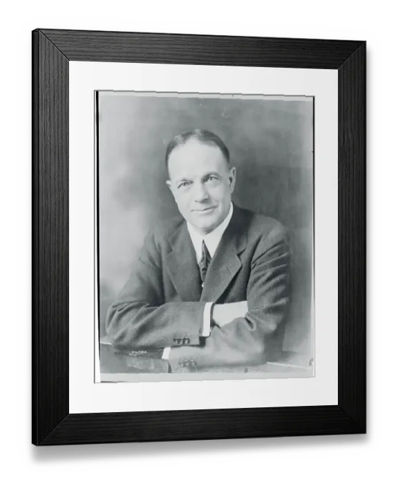 Framed Print : Portrait of Billy Sunday