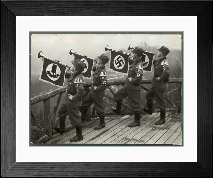 Framed Print : Soldiers Playing Horns Framed Print : Soldiers Playing Horns
