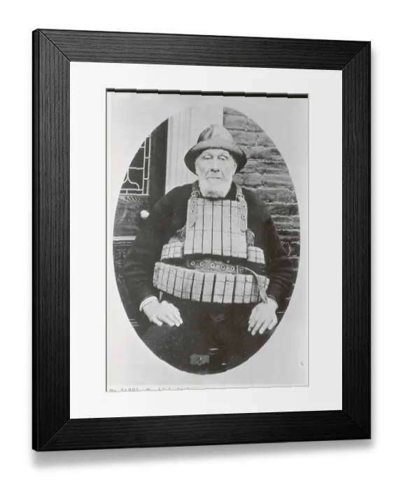 Framed Print : Portrait of an English Fisherman Framed Print : Portrait of an English Fisherman