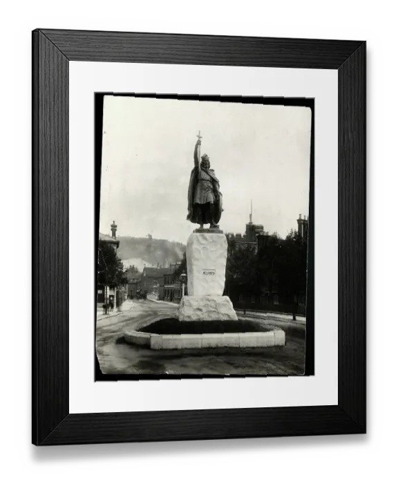 Framed Print : Statue of King Alfred Framed Print : Statue of King Alfred