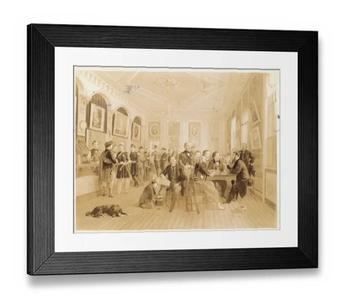 Framed Print : Men Patroning Bar in Washington Framed Print : Men Patroning Bar in Washington
