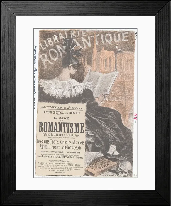 Framed Print : French Magazine Cover Framed Print : French Magazine Cover