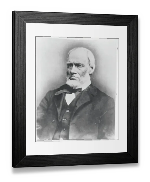 Framed Print : Portrait of James Wilson Marshall