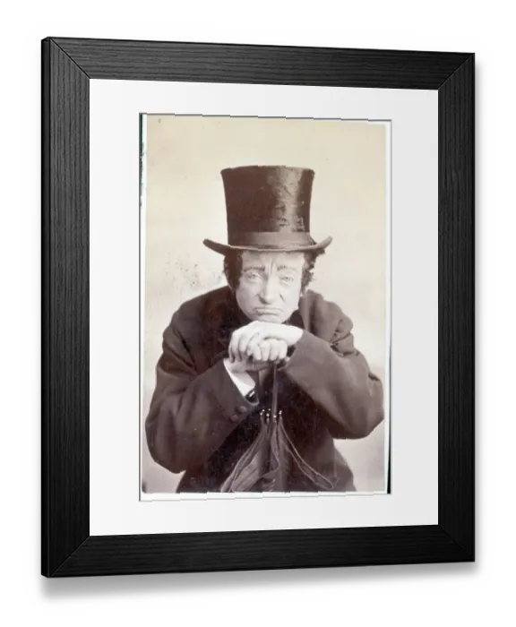 Framed Print : Sourpuss In A Top Hat Framed Print : Sourpuss In A Top Hat