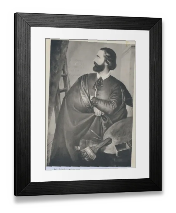 Framed Print : Portrait of Antoine Joseph Wiertz Framed Print : Portrait of Antoine Joseph Wiertz