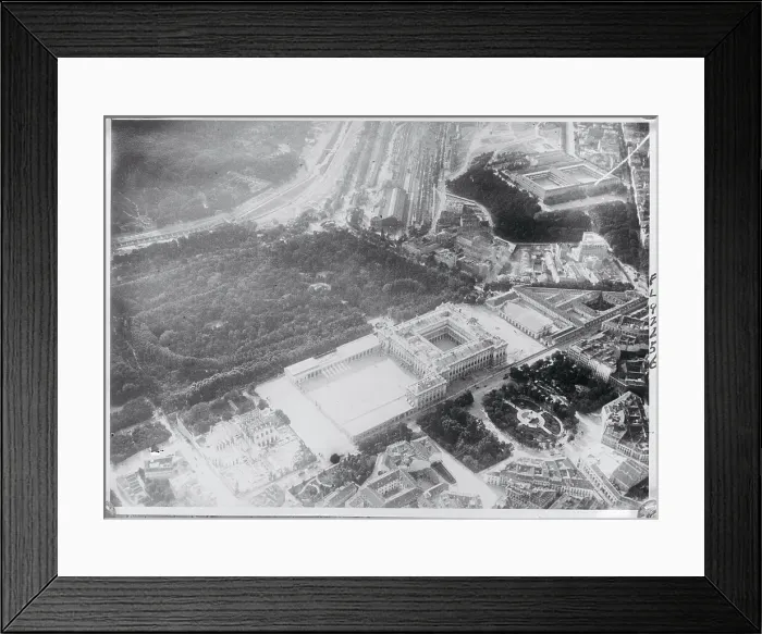 Framed Print : Bird's-Eye View Looking Down Upon Madrid Framed Print : Bird's-Eye View Looking Down Upon Madrid