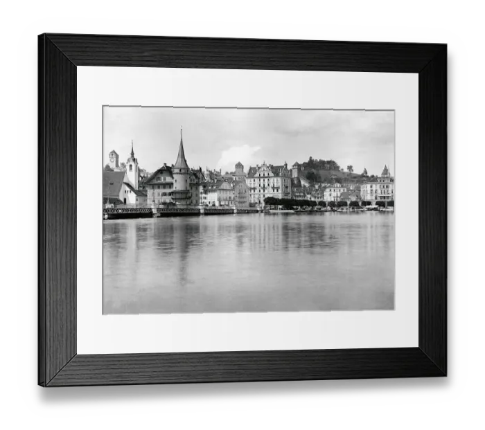 Framed Print : View of Lucerne, Switzerland Framed Print : View of Lucerne, Switzerland
