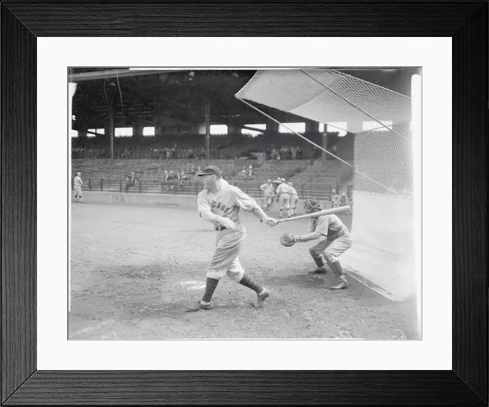 Framed Print : Rogers Hornsby Losing Bat After Swinging Framed Print : Rogers Hornsby Losing Bat After Swinging