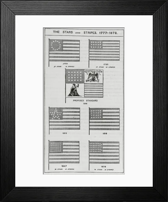 Framed Print : Stars and Stripes Framed Print : Stars and Stripes