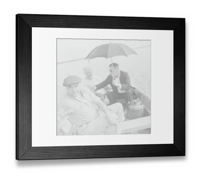 Framed Print : Walker Evans Holding Umbrella Framed Print : Walker Evans Holding Umbrella