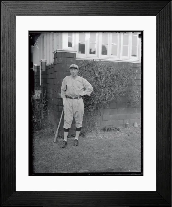 Framed Print : Baseball Player William Buck Lai Framed Print : Baseball Player William Buck Lai