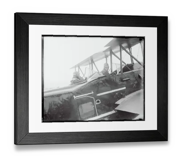 Framed Print : Charles Lindbergh Piloting Army Plane Framed Print : Charles Lindbergh Piloting Army Plane
